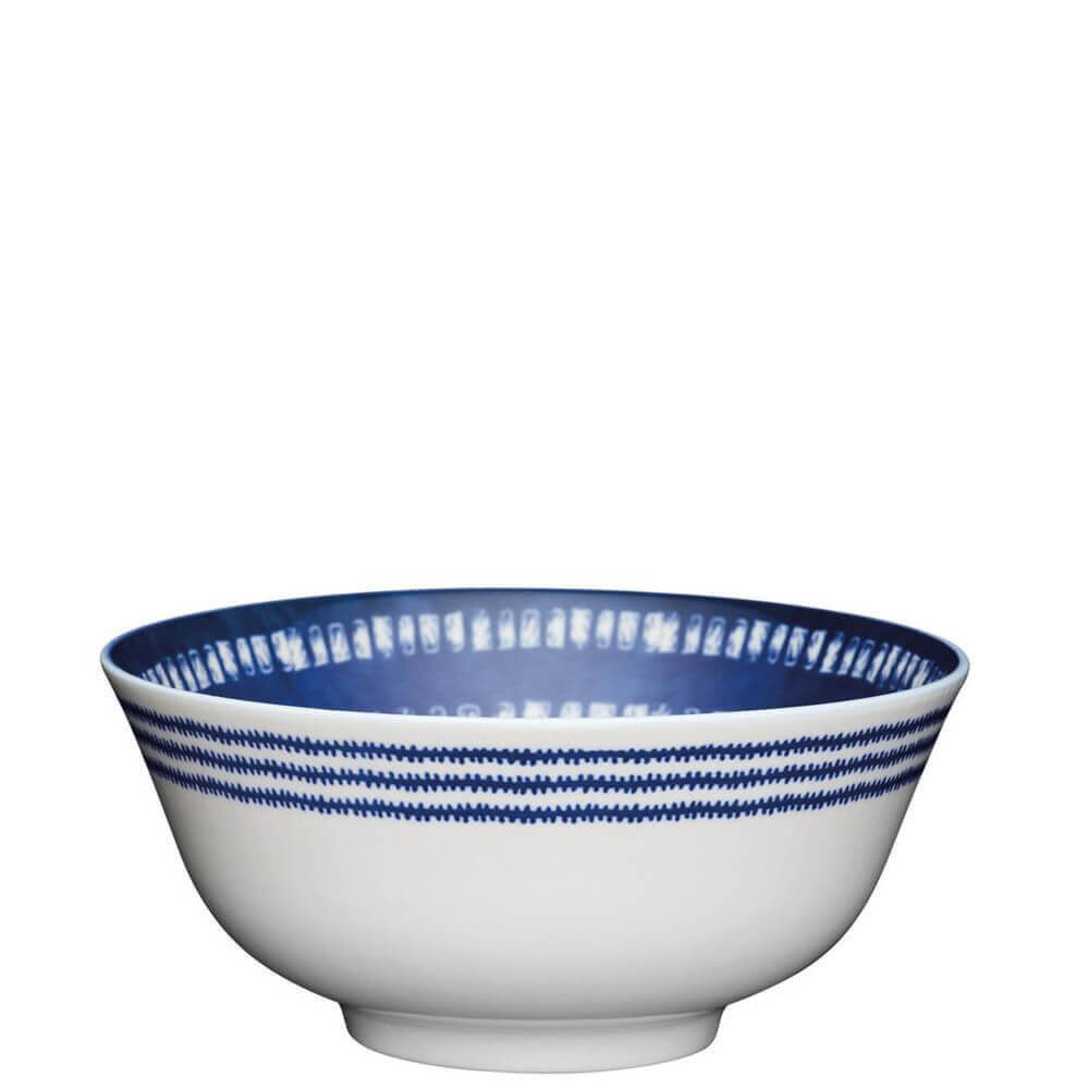 KitchenCraft Blue and White Greek Style Multi Use Bowl